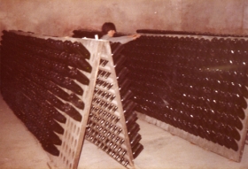 Champagne Marc BIJOTAT - Pupitre de bouteillles